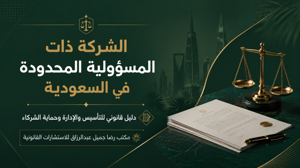 الشركة ذات المسؤولية المحدودة في السعودية: التأسيس والإدارة وحماية الشركاء